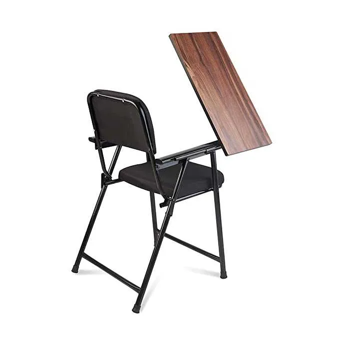 Laika C62 Folding Study Chair with Cushion and Writing Pad