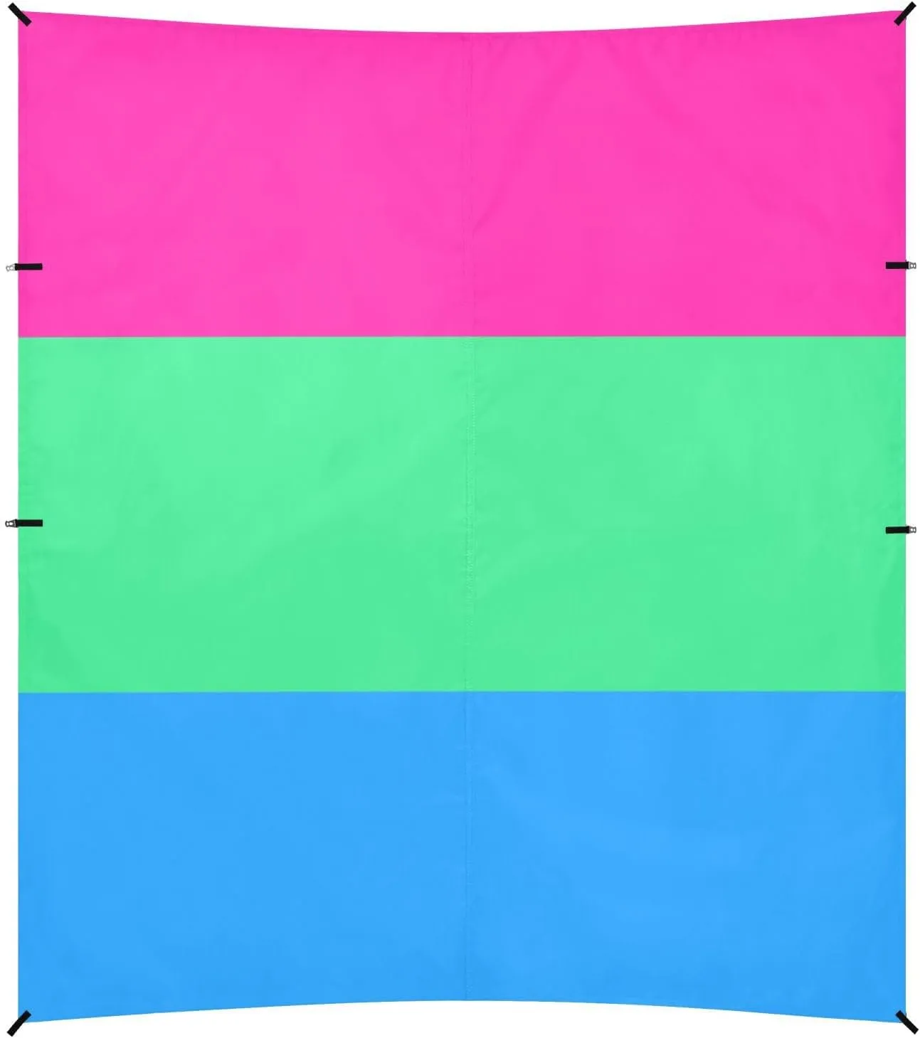 LGBTQ   PolySexual Stable Beach Tent UPF50  Waterproof Portable Sunshade with Sandbags and Shovel for Camping, Picnics, Backyard