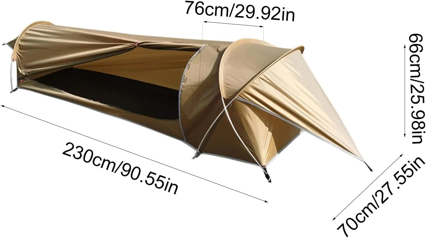 Lightweight 1 Person Tent, Hunting Backpacking Tents, Camping Backpacking Shelter, Easy Setup Shelter for Camping, Single Person Backpacking Tent, Compact Camping Shelter, Outdoor Backpacking Tent