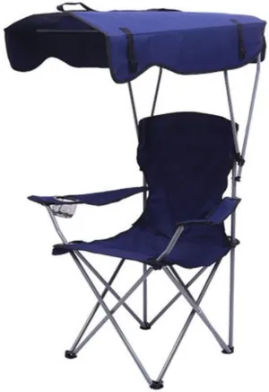 Lightweight Camping Chair Camping Chair with Shade Canopy Chair, Folding Recliner, Adjustable Outdoor Beach Lightweight Sunshade Folding Chairs Outdoor Hiking (Color : A, Size : 50 * 50 * 90cm)