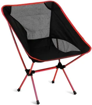 Lightweight Camping Chair Portable Camping Chair Outdoor Lightweight Aluminum Moon Chair Leisure Camping Fishing Chair Folding Stool Outdoor Hiking (Color : B)