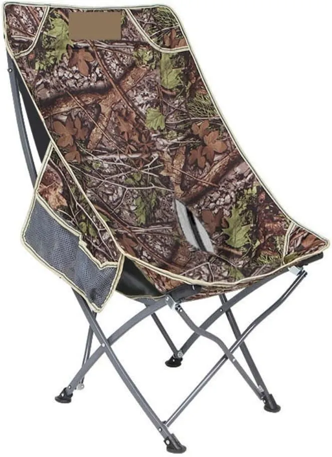 Lightweight Camping Chair Ultralight Folding Camping Chair with Backrest Leisure Beach Seat with Mesh External Hanging Bag Portable Backpack Chair Outdoor Hiking (Color : C)