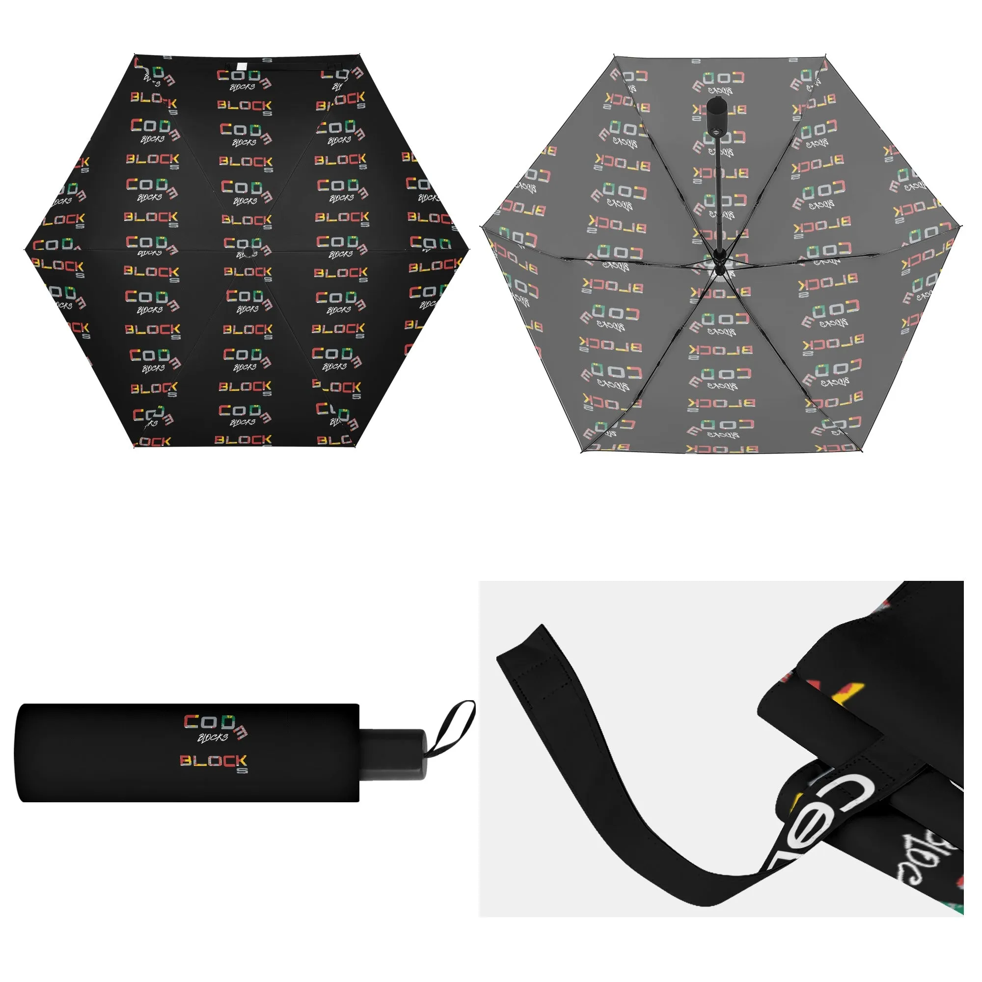 Lightweight Manual Folding Umbrella Printing Outside