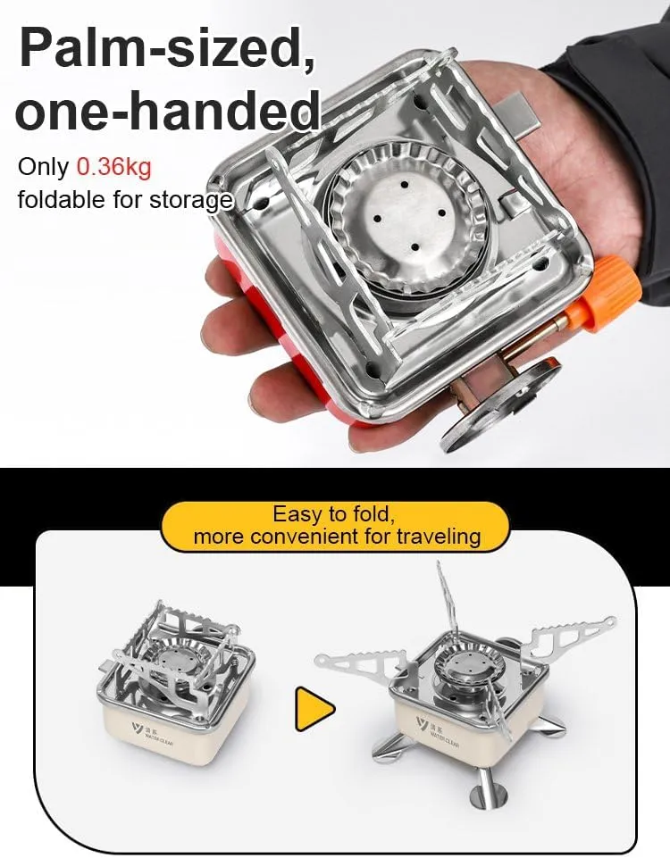 [lilaBelle]【Cam tane Stove】Mini Foldable Grill for Bapaers |【Ouoor ing ar】with Qui-S Ignition | Compact BBQ Solution for Hiking, Bch Parties & Emerncy Prep