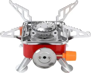 [lilaBelle]【Cam tane Stove】Mini Foldable Grill for Bapaers |【Ouoor ing ar】with Qui-S Ignition | Compact BBQ Solution for Hiking, Bch Parties & Emerncy Prep