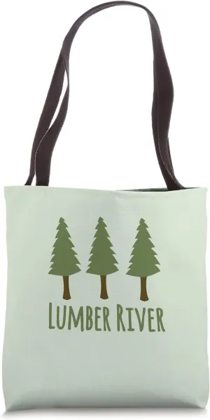 Lumber River State Park Camping Rustic Forest Woods Trees Tote Bag