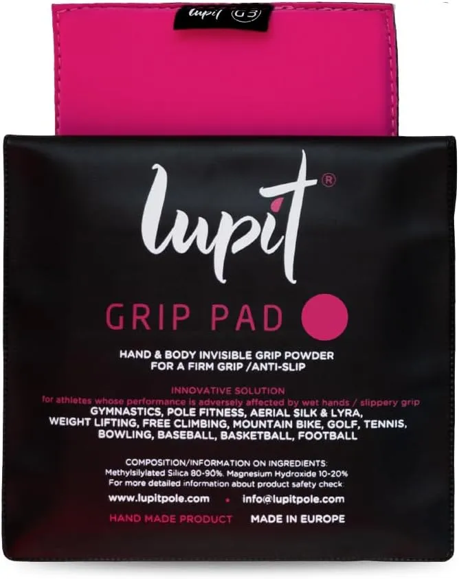 LUPIT Grip, 20 Piece - Multi-Sport Grip Powder & Pole Dance Grip - Hand Grip Lotion and Spray Alternative - 1600 Tabs for Ultimate Grip Control - Suitable for Pole Dancing, Golf, Tenis and Basketball