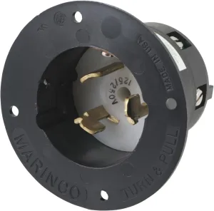 Marinco CS6375 50A 125/250V FLANGED