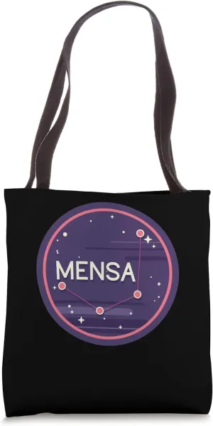 Mensa Constellation Galaxies Astrology Horoscope Tote Bag