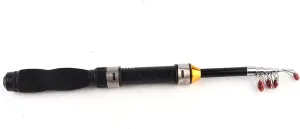 Micro Fishing Rod, Telescopic Fishing Rod Ultra Short Telescopic Sea Pole Long Throw Four Layer Super Hard River Mini Ice
