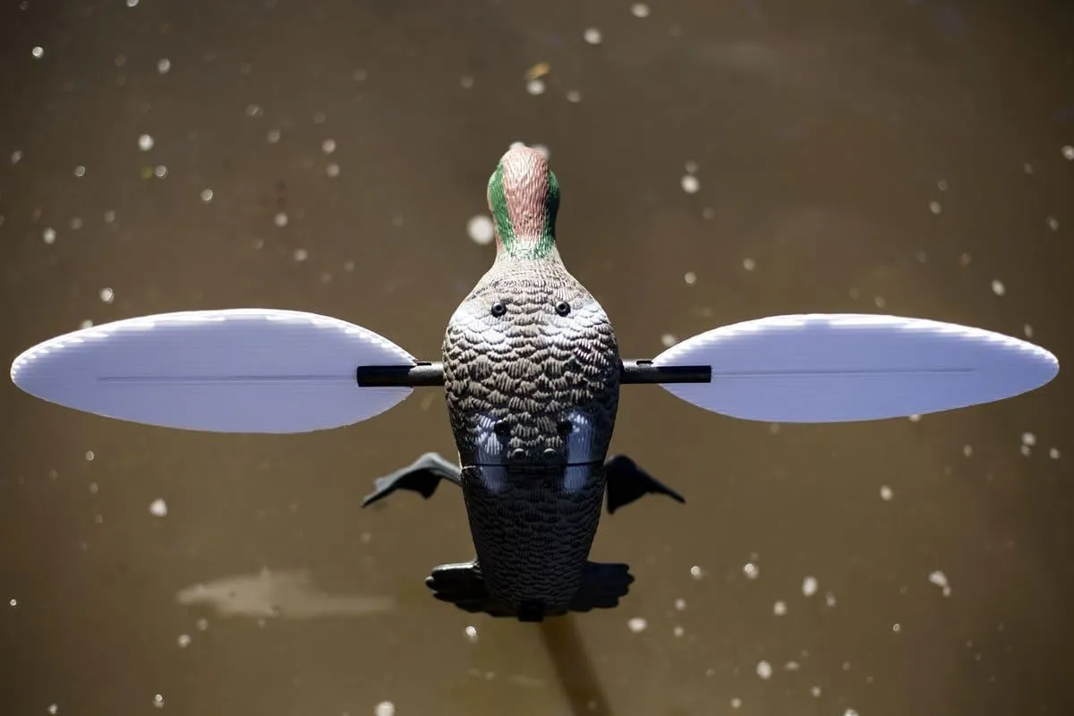 MOJO Outdoors Elite Series Spinning Wing Duck Motion Decoys | Works for Teals, Doves, Ducks & More Waterfowl Hunting
