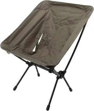 Moon Chair, Portable Camping Chairs Aluminum Alloy Folding Moon Chair with Right Side Storage Bag Low Back Fishing Chair for Backpacking Hiking Beach Outdoor