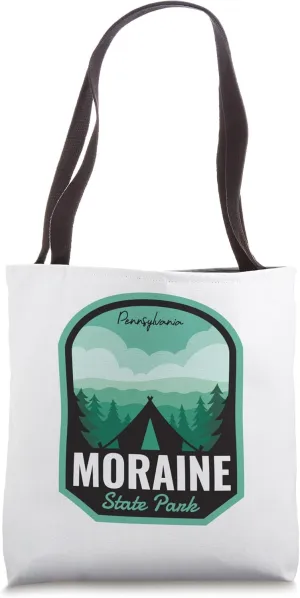 Moraine State Park PA Camping Tote Bag