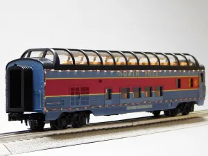 MTH RAILKING North Pole 60' Streamlined Full Vista Dome CAR O Gauge 30-68273