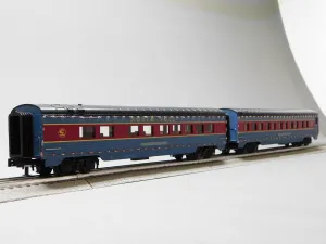MTH RAILKING North Pole Passenger CAR 2 Pack Sleeper/Diner O Gauge 30-68271