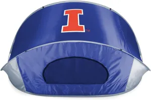 NCAA Illinois Fighting Illini Manta Portable Beach Tent - Pop Up Tent - Beach Sun Shelter Pop Up