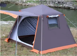 NIEH Instant Automatic Pop Up Camping Tent Easy Set Up Family Tent Perfect for Beach, Outdoor, Traveling,Hiking,Camping, Hunting, Fishing, 240X240X190CM, Green