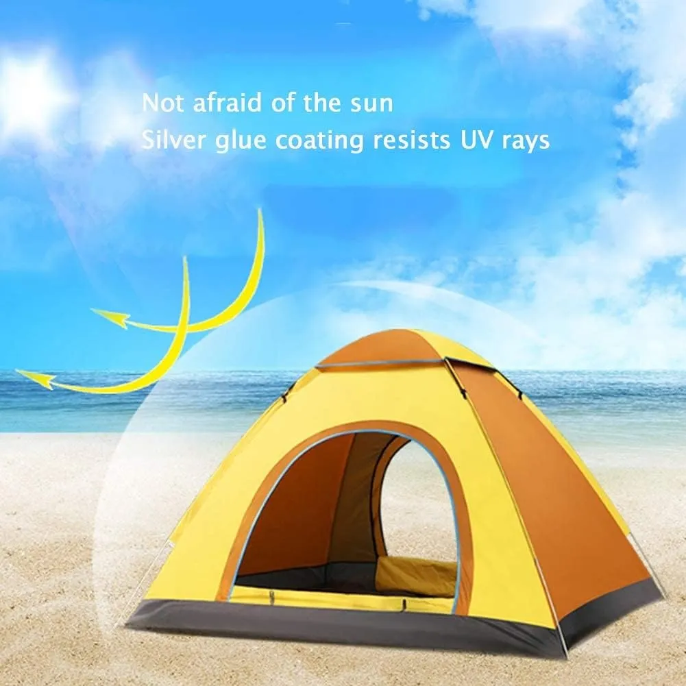 NIEH Tent Outdoor Camping Folding Automatic 3-4 Person Waterproof Family Tents