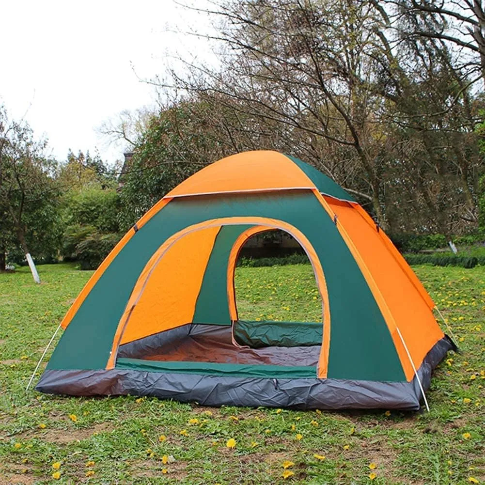 NIEH Tent Outdoor Camping Folding Automatic 3-4 Person Waterproof Family Tents