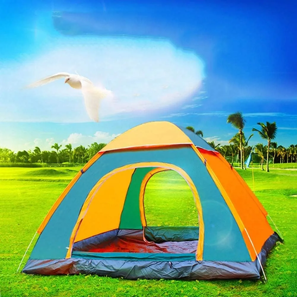 NIEH Tent Outdoor Camping Folding Automatic 3-4 Person Waterproof Family Tents