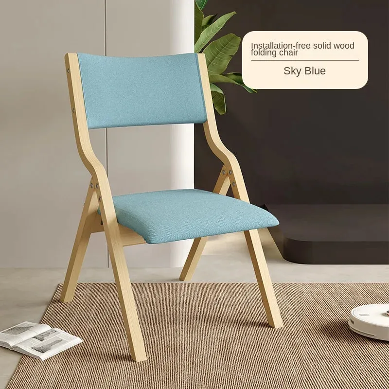 Nordic Minimalist Backrest Chair | Foldable Design for Versatile Use