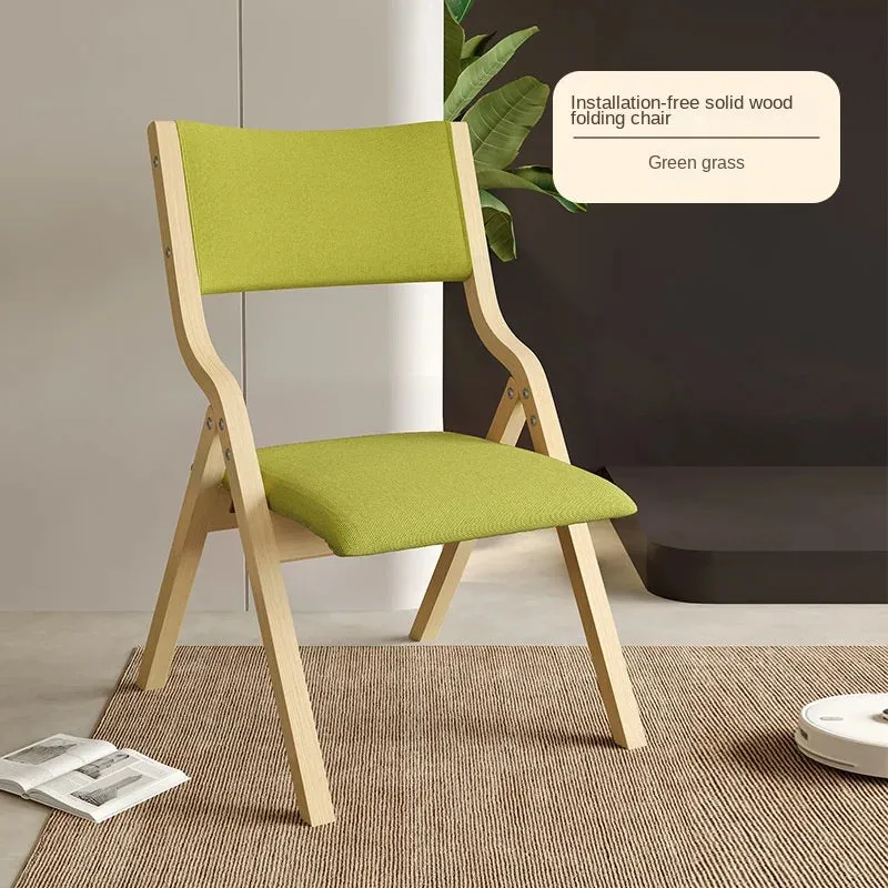 Nordic Minimalist Backrest Chair | Foldable Design for Versatile Use