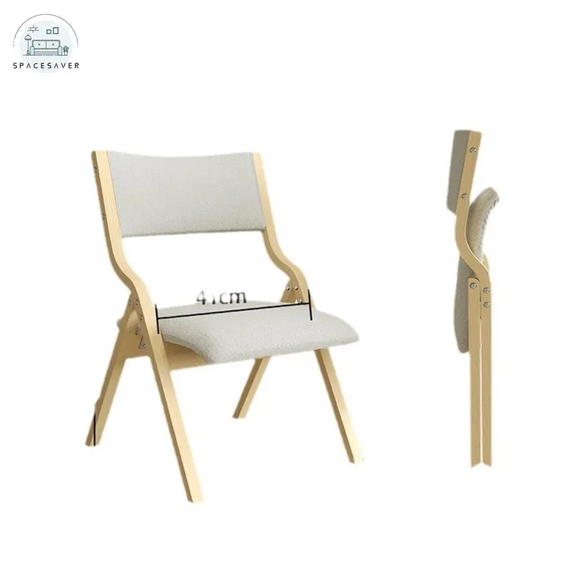 Nordic Minimalist Backrest Chair | Foldable Design for Versatile Use