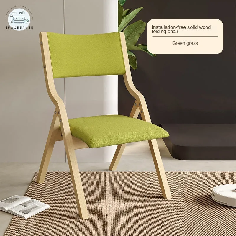 Nordic Minimalist Backrest Chair | Foldable Design for Versatile Use
