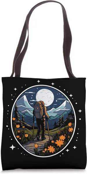 Nordic Walking Lover Endurance Cardio Fitness Nordic Walker Tote Bag
