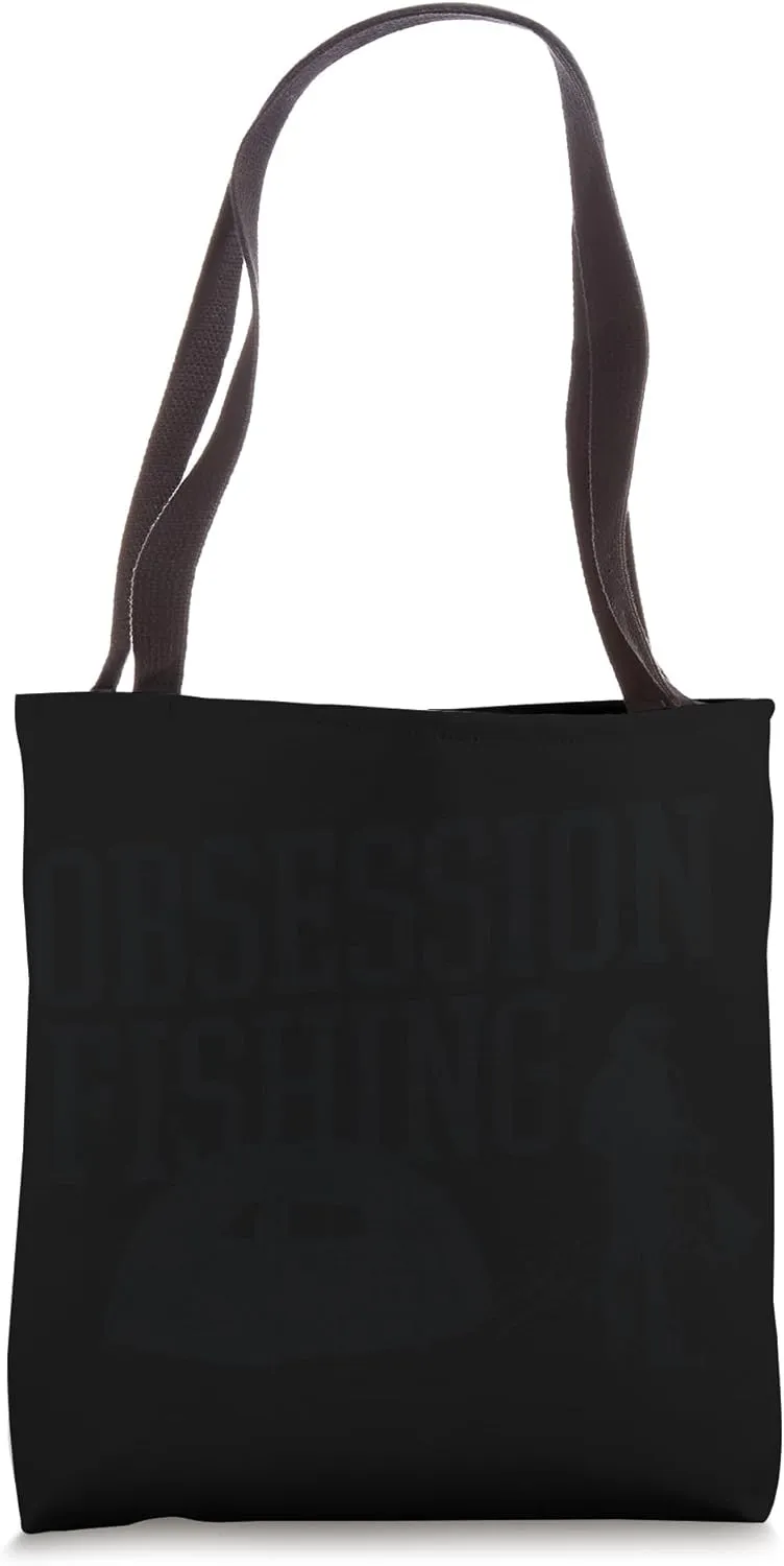 Obsession Fishing Design Dynamic Angler Rod Tent Outdoors Tote Bag