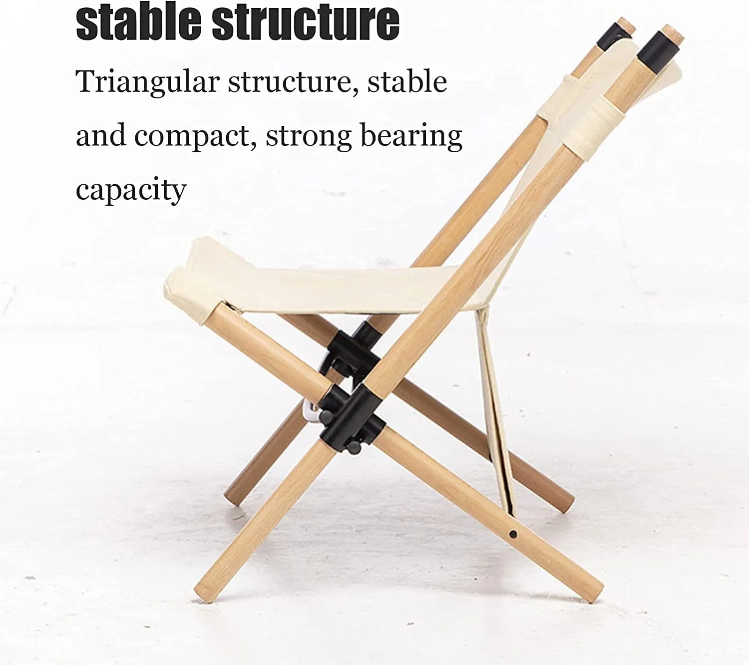 Office Chair, Camping Chairs Outdoor Furniture Beach Chairs Folding Chair Outdoor Break Solid Wood Recliner Folding Canvas Seat Stool for Outdoor Pool Leisure Beach Lounge Folding Chairs Pa