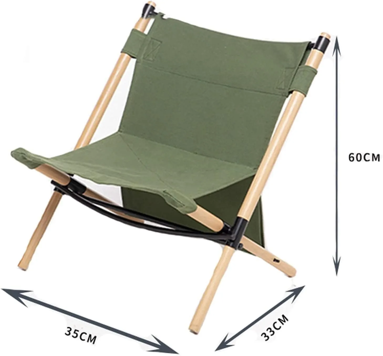 Office Chair, Camping Chairs Outdoor Furniture Beach Chairs Folding Chair Outdoor Break Solid Wood Recliner Folding Canvas Seat Stool for Outdoor Pool Leisure Beach Lounge Folding Chairs Pa