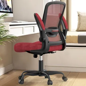 Office Chair, Ergonomic Desk Chair with Adjustable Lumbar Support, High Back Mesh Computer Chair with Flip-up Armrests-BIFMA Passed Task Chairs, Executive Chair for Home Office