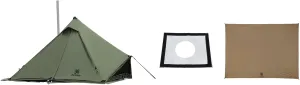 OneTigris Conifer Canvas Hot Tent   Stove Jack   Tent Footprint