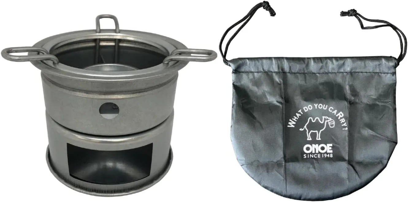 Onoe MK-125 Mini Kamado, Easy to Enjoy Cooking, Made in Japan, Solid Fuel, Firewood, Solid Fuel Utilization, Tabletop Stove, Bonfire Stand, Solo, Camping, BBQ