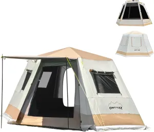 ONTYZZ Large Waterproof Tents Family Tent for Camping Hiking Outdoor Picnic