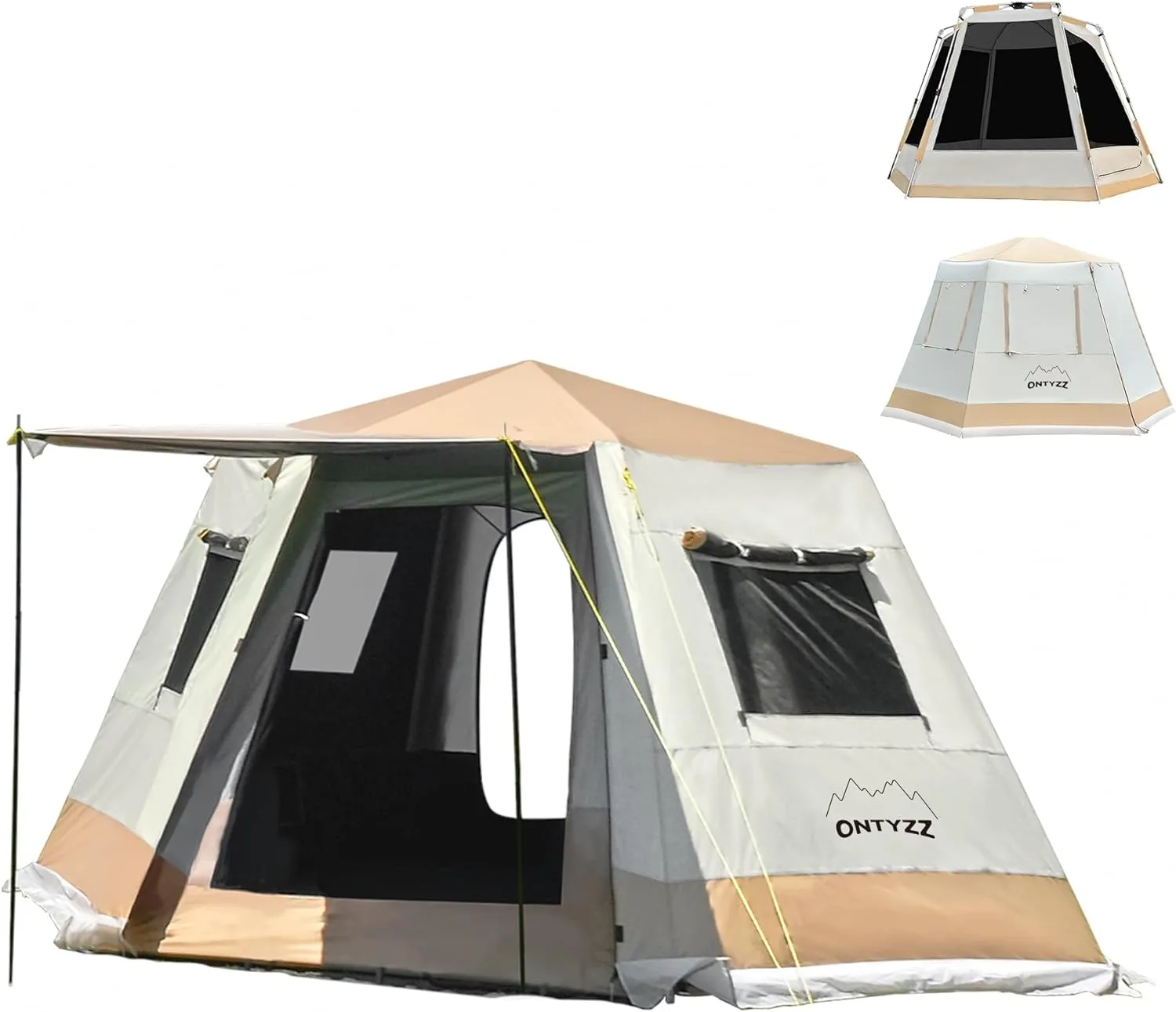 ONTYZZ Large Waterproof Tents Family Tent for Camping Hiking Outdoor Picnic