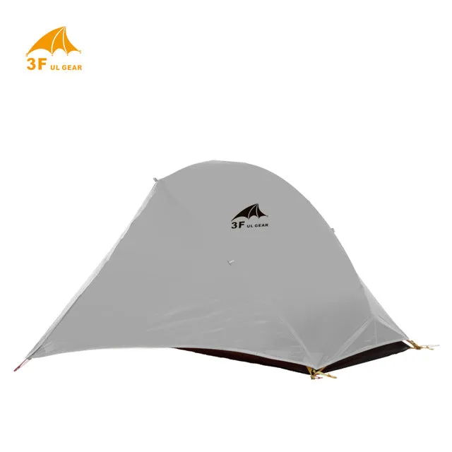 Outdoor 3F Barracas Nylon 1 Hurry, ends soon Camping Professional Proven Para Silicon Tent 15D Tent Camping 3/4 GEAR Person UL Season Ultralight Single