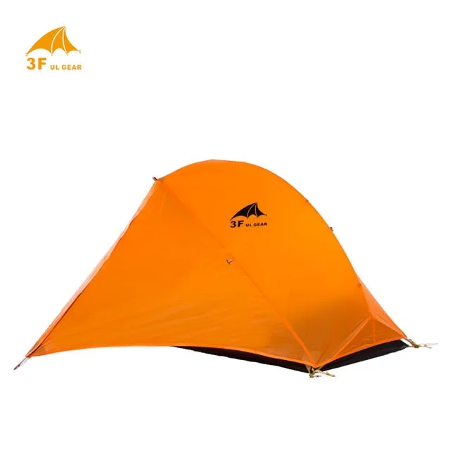 Outdoor 3F Barracas Nylon 1 Hurry, ends soon Camping Professional Proven Para Silicon Tent 15D Tent Camping 3/4 GEAR Person UL Season Ultralight Single