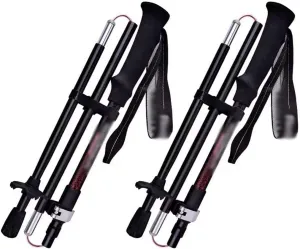 Outdoor Activities Hiking Poles, 2 Pack Adjustable Trekking Pole, Carbon Fiber   Aluminum Alloy, for Men, Women
