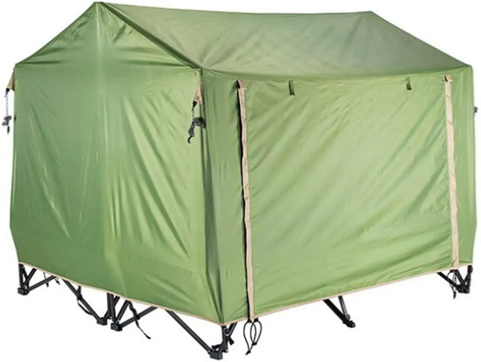 Outdoor Backpack Tent Automatic Camping Cot 4-Season Outdoor Off Ground Tent Folding for 2 Person Hiking Winter Fishing Camping Travel Night Cat Camping Tent