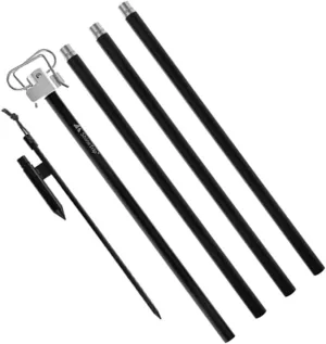 Outdoor Camping Tent Hanging Rack Multi-Function Lamp Hanging Hook Lightweight Aluminum Alloy Lamp Pole St