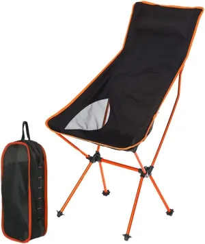 Outdoor Chair Folding Camping Chair Portable Lightweight Folding Camp Chairs with Storage Bag, Aluminum Alloy Fishing Seat for Hiking Travel Picnic Camping Chair Foldable Chair