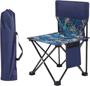 Outdoor Chair Outdoor Camping Chairs Portable Fishing Chair Fishing Leisure Folding Stool Aluminum Alloy Camping Hiking Camp Chairs (Color : 2)