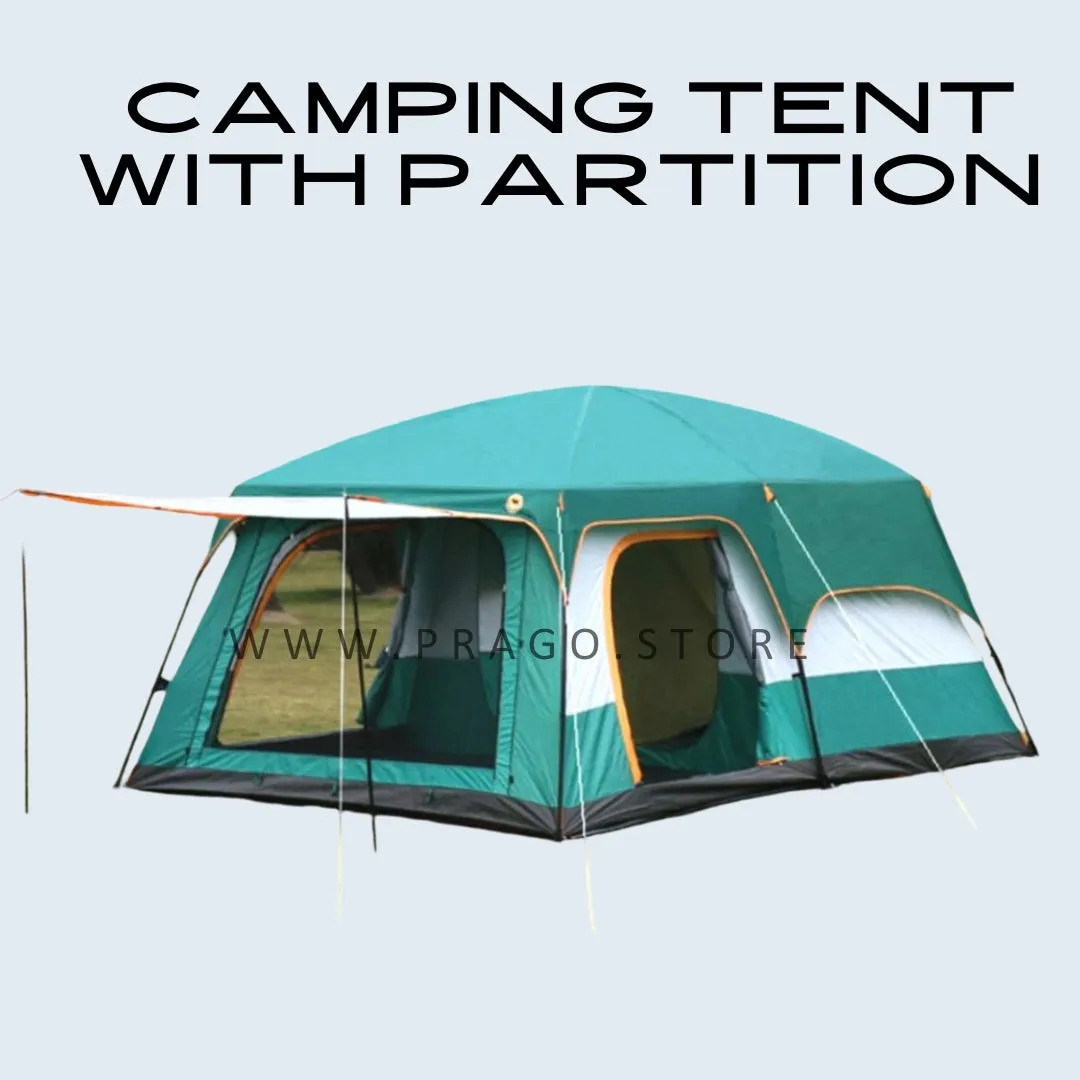 Outdoor Tracking Tent For 9-12 Person Size 420*305*200 Cm
