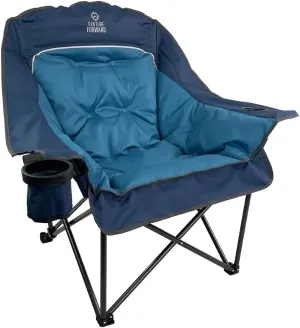 Oversized Folding Camping Chair - Portable and Comfortable, 400 lbs. Weight Capacity - Perfect for Camping and Outdoor Activities