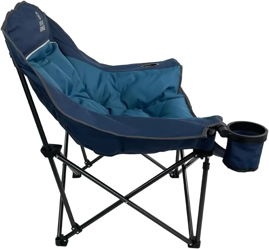 Oversized Folding Camping Chair - Portable and Comfortable, 400 lbs. Weight Capacity - Perfect for Camping and Outdoor Activities