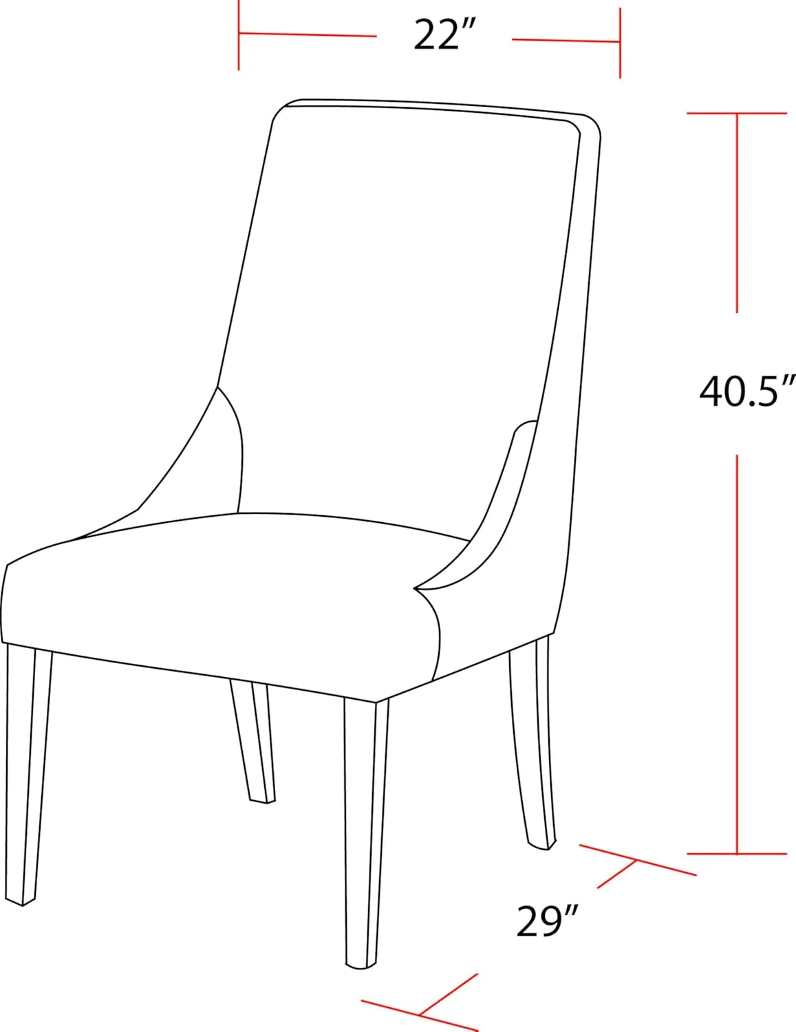 Parker House Sierra - Copley Brown Dining Chair Two Pack