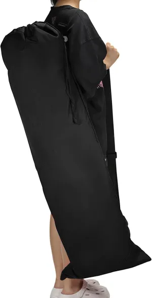 PATIKIL 48 Inch Camp Chair Replacement Bag, 1 Pack Foldable Camping Chair Bag 900D Oxford Large Mouth Carry Bag with Adjustable Shoulder Strap for Outdoor Camping, Black