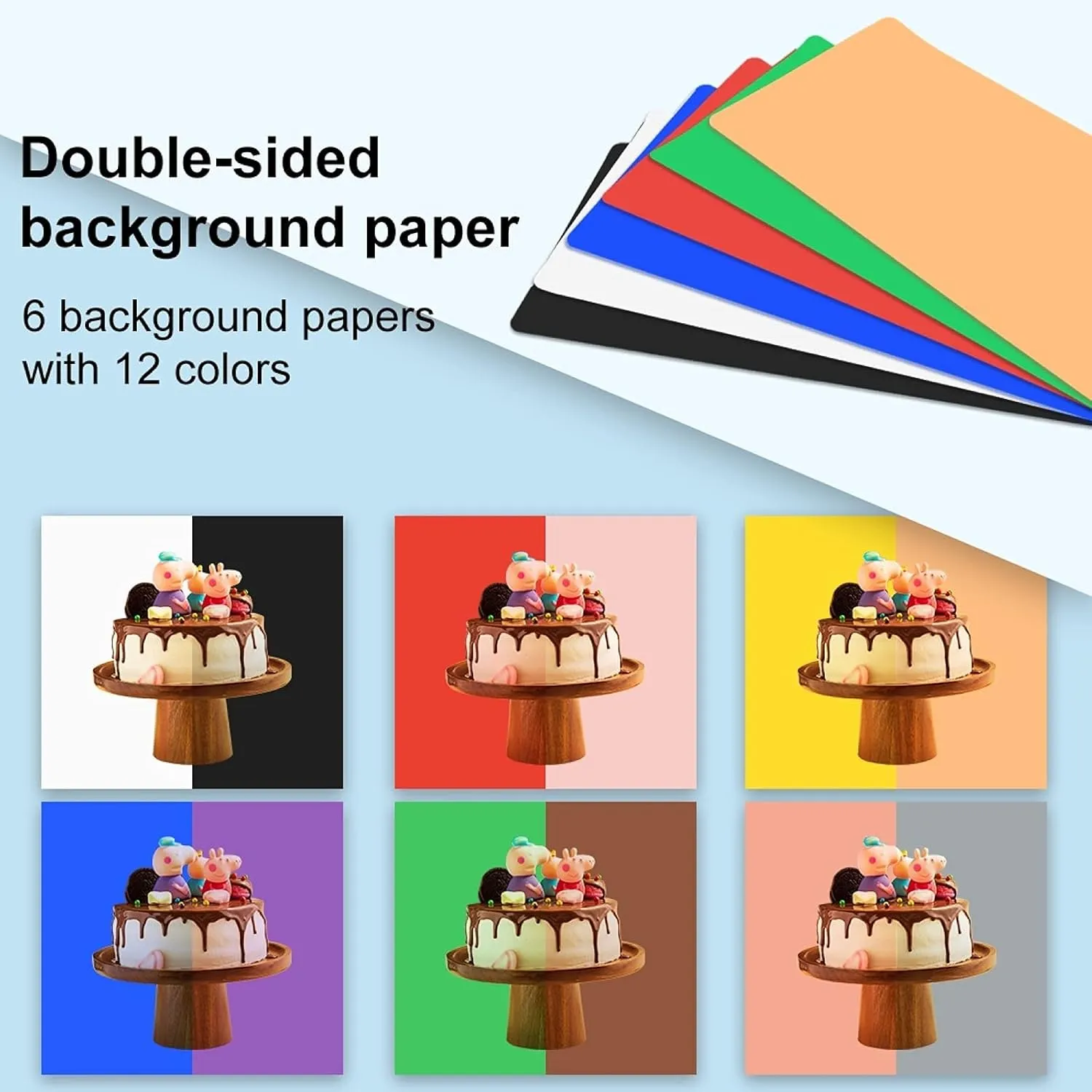 Photo Studio Box, PULUZ 40cm Folding Lightbox 160 LED Ring Light Portable Photo Studio Photography Shooting Tent Box Kit 12 Colors Backdrops USB Light Box for Phones DSLR Camera 16 x 16 inch